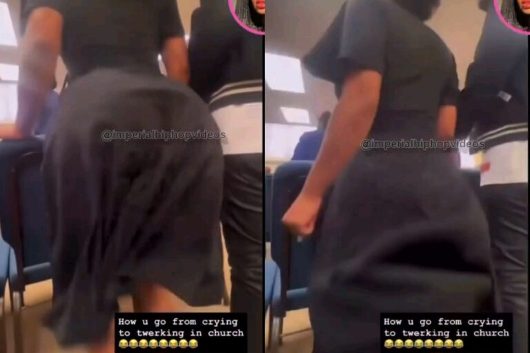 Woman Caught Twerking During Church Service Sparks Reactions