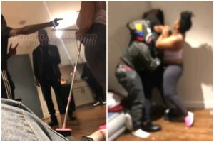 When the Baby Daddy and the New Partner Battle for Social Media Fame: A Living Room Showdown
