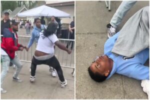 Blue Shirt, Blackout: The “One Hitter Quitter” That Left a Guy on the Ground Outside